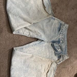 SHEIN Light Blue Wide Leg Pants